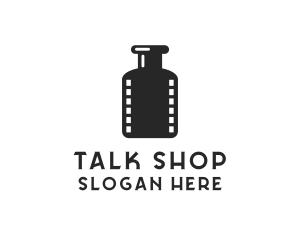 Film Ink Bottle logo design