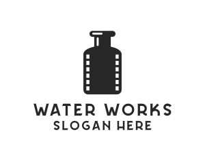 Film Ink Bottle logo design