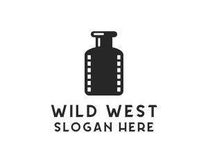 Film Ink Bottle logo design