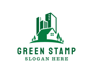 Green House Metropolis logo design