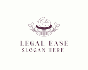 Sweet Cupcake Dessert logo