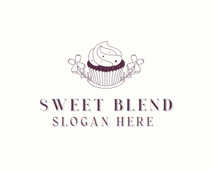 Sweet Cupcake Dessert logo design