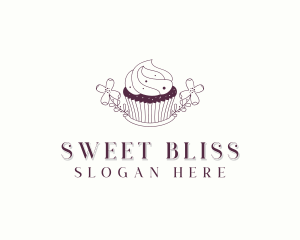 Sweet Cupcake Dessert logo design