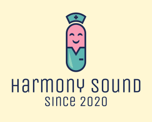 Medical Happy Pill logo design