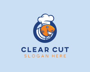 Seafood Fish Chef  logo design