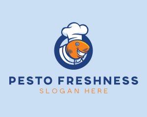 Seafood Fish Chef  logo design