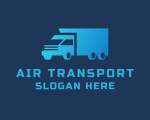 Freight Transport Truck  logo design