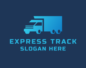 Freight Transport Truck  logo design