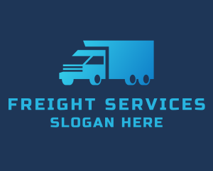 Freight Transport Truck  logo