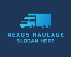 Freight Transport Truck  logo design