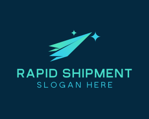 Logistics Plane Courier logo design