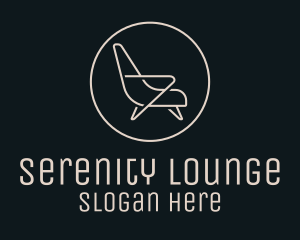 Modern Furniture Chair logo design