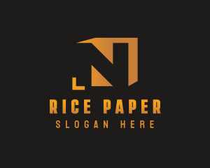 Professional Brand Letter N Logo