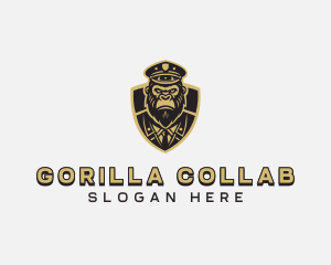 Gorilla Security Police logo design