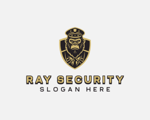 Gorilla Security Police logo design