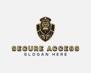 Gorilla Security Police logo design