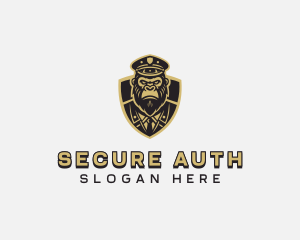 Gorilla Security Police logo design