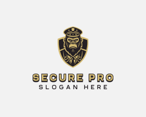 Gorilla Security Police logo design