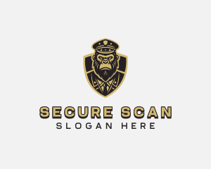 Gorilla Security Police logo design