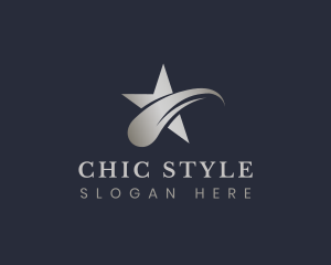 Stylish Shooting Star logo