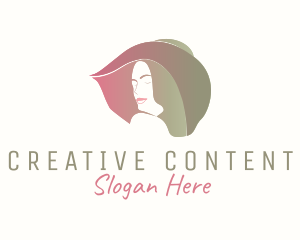 Fashion Woman Hat logo design