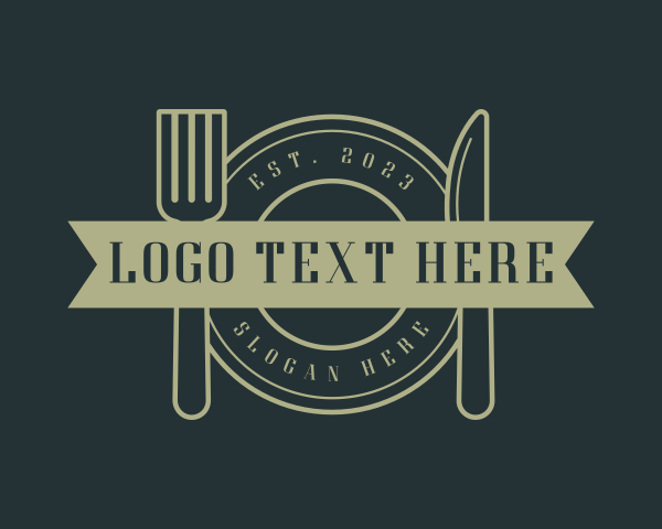 Dinner logo example 3