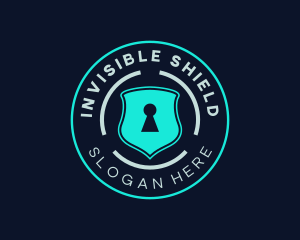 Security Keyhole Shield logo