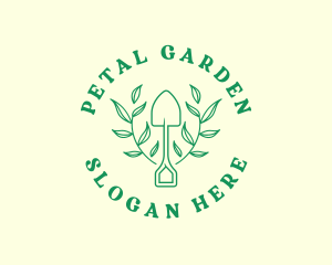 Gardening Shovel Tool logo design