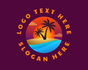 Tropical Island Beach logo