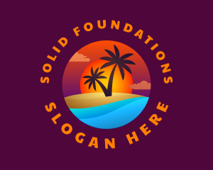 Tropical Island Beach logo