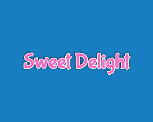 Sweet Cute Bubblegum logo design