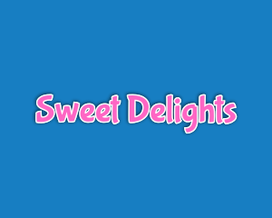 Sweet Cute Bubblegum logo design