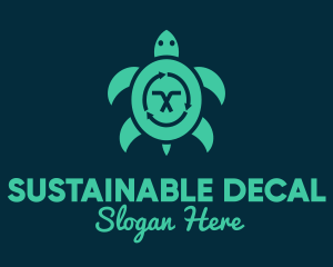 Sea Turtle Sustainability  logo design