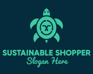 Sea Turtle Sustainability  logo design