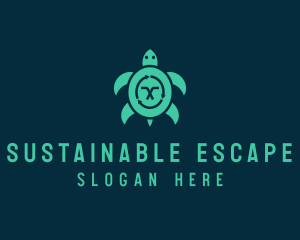 Sea Turtle Sustainability  logo design