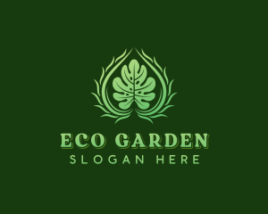 Eco Herbal Garden logo design