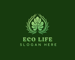 Eco Herbal Garden logo design