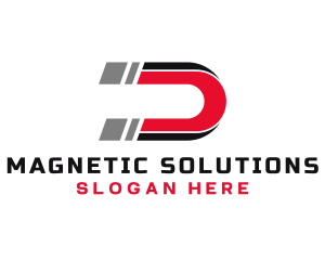 Generic Magnetic Letter D logo