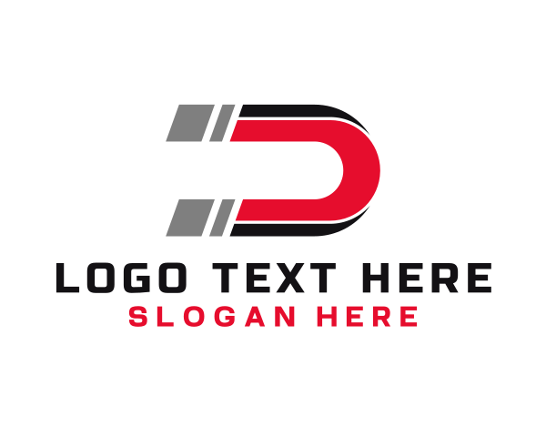 Magnetic logo example 2