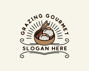 Dimsum Restaurant Cuisine logo design