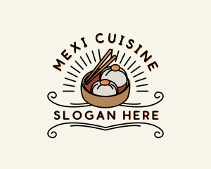 Dimsum Restaurant Cuisine logo design