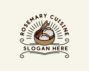 Dimsum Restaurant Cuisine logo design