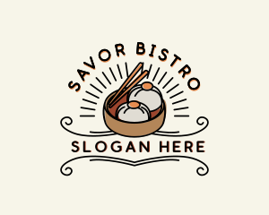 Dimsum Restaurant Cuisine logo design