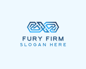 Geometric Business Firm logo design