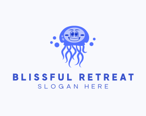 Happy Jellyfish  Aquarium logo