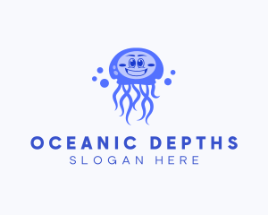 Happy Jellyfish  Aquarium logo