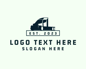 Truck Logistics Vehicle logo