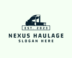 Truck Logistics Vehicle logo design