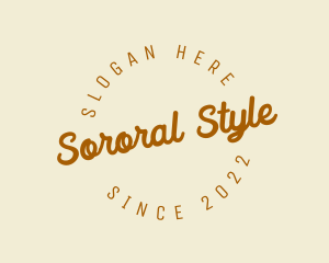 Styling Retro Brand logo design