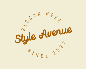 Styling Retro Brand logo design